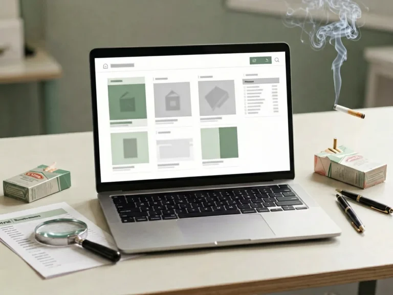 Checklist for verifying an Australian cigarette catalogue product record