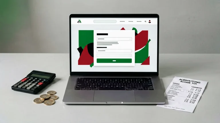 Calculator, receipt and generic online order summary for checking an Australian order total before payment